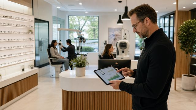 Modern optometry clinic